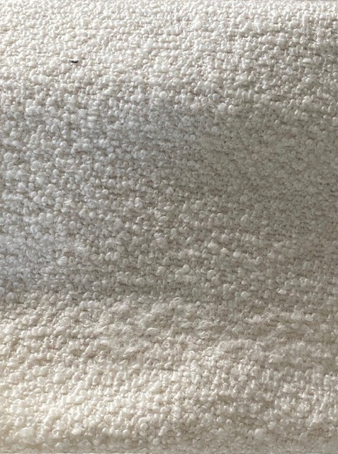 Meubelstof per meter - Bouclé, Off- white